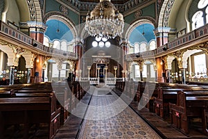 Interior of Sofia synagogue. Bulgaria.