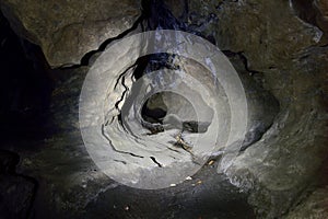 Interior of Solutional Cave System of West Central Scotland