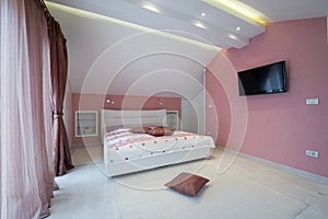 Interior of a specious bedroom