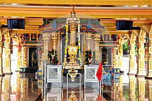 Inside Sri Pathira Kaliamman in Pangkor