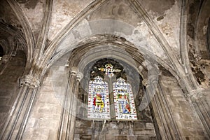 St. Albans Cathedral. Hertfordshire, England, UK