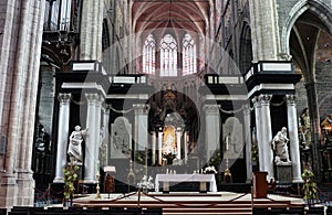 Interior of St Bavo's Cathedral, Ghent