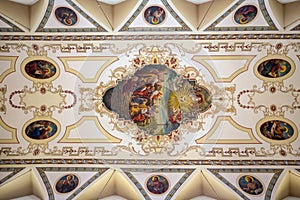 Interior of St. Louis Cathedral in Jackson Square New Orleans, L