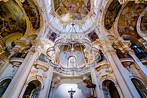 Interior Of St. Nicholas Church, Prague