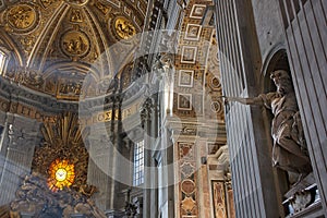 Interior of St. Peters Basilica