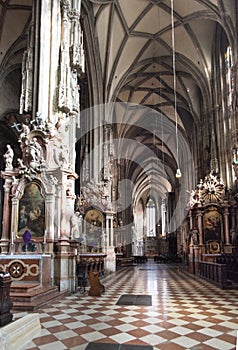 Interior St Stephens Vienna