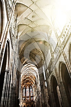 Interior of St. Vitus Cathedral