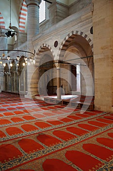 Interior of the Suleymanie Mosque