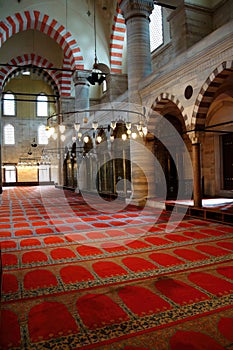 Interior of Suleymanie Mosque