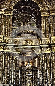 Interior of SÃÂ£o Francisco church, Salvador, Brazil.