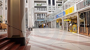 Interior of T-Centralen, the main metro station in Stockholm. Metro, bus, train