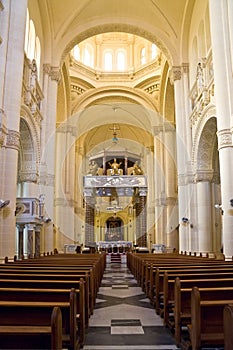 Interior of Ta' Pinu Church on Gozo, Malta