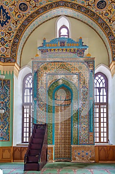 Taza Pir Mosque, Baku, Azerbaijan photo