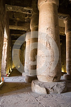 Interior, Temple of Abydos, Egypt