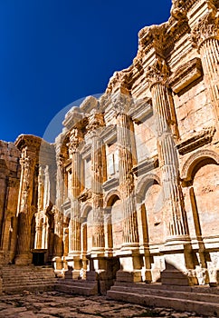 Interior of the Temple of Bacchus at Baalbek, Lebanon