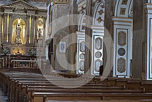 Interior of the Temple of the Sacred Heart or Cathedral of Pasto Colombia photo