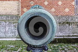 Interior of the 18th century cannon in Vienna, Austria