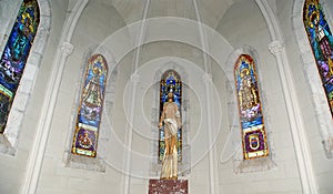 The interior of the Tibidabo church/temple