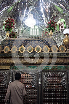 Interior of the tomb of Daniel in Sush