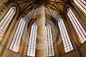 Interior of the Toulouse cathedral, France photo