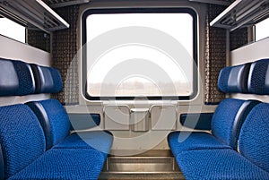 Interior of train