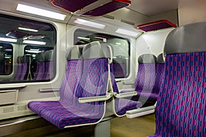 Interior of the train