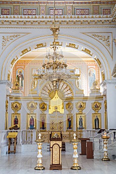 Interior of the Transfiguration Cathedral in Odessa, Ukraine