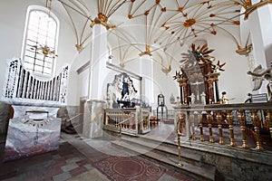 Interior of Trinitatis Kirke