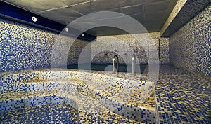 Interior of turkish bath hammam