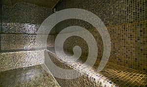 Interior of turkish bath hammam