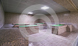 Interior of turkish bath hammam