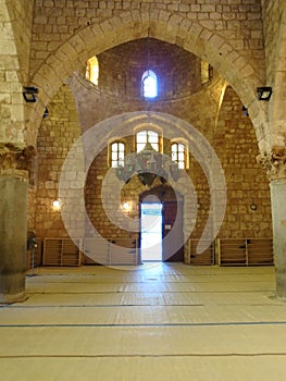 Interior of Tynal Mosque in Tripoli Lebanon