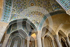 Interior of Vakil Mosque in Shiraz