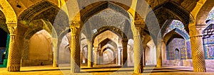 Interior of Vakil Mosque in Shiraz, Iran photo