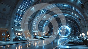 interior version inside the handron collider