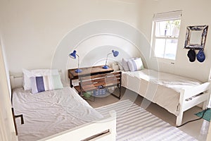 Interior View Of Beautiful Light And Airy Child`s Bedroom