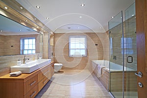 Interior View Of Beautiful Luxury Bathroom