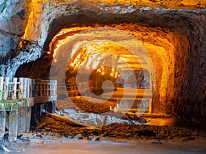 Interior view of the Beihai Tunnel