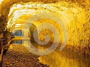 Interior view of the Beihai Tunnel