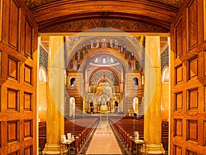 Interior view of the Cathedral Basilica of Saint Louis