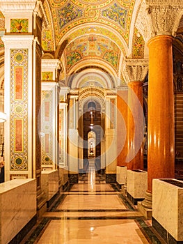 Interior view of the Cathedral Basilica of Saint Louis