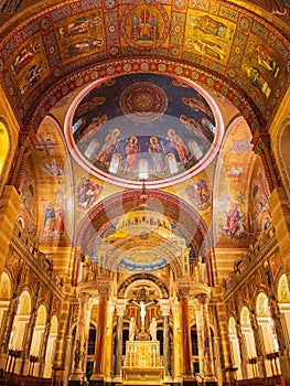 Interior view of the Cathedral Basilica of Saint Louis