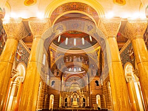 Interior view of the Cathedral Basilica of Saint Louis