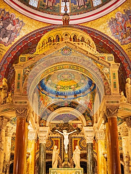 Interior view of the Cathedral Basilica of Saint Louis