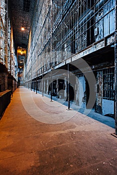 Cell Block - Ohio State Reformatory Prison - Mansfield, Ohio photo