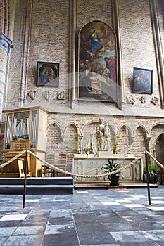 Interior view from the Church of Our Lady in Damme