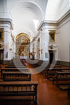 Interior view of the the Church of Our Lady of the Pillar photo