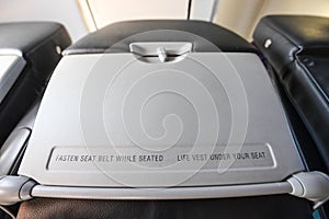 Airplane Interior Tray Table