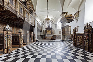 Interior view of the famous Kronborg Castle