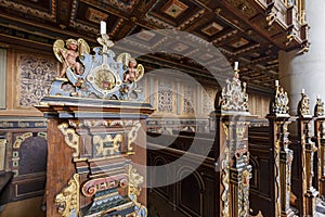 Interior view of the famous Kronborg Castle